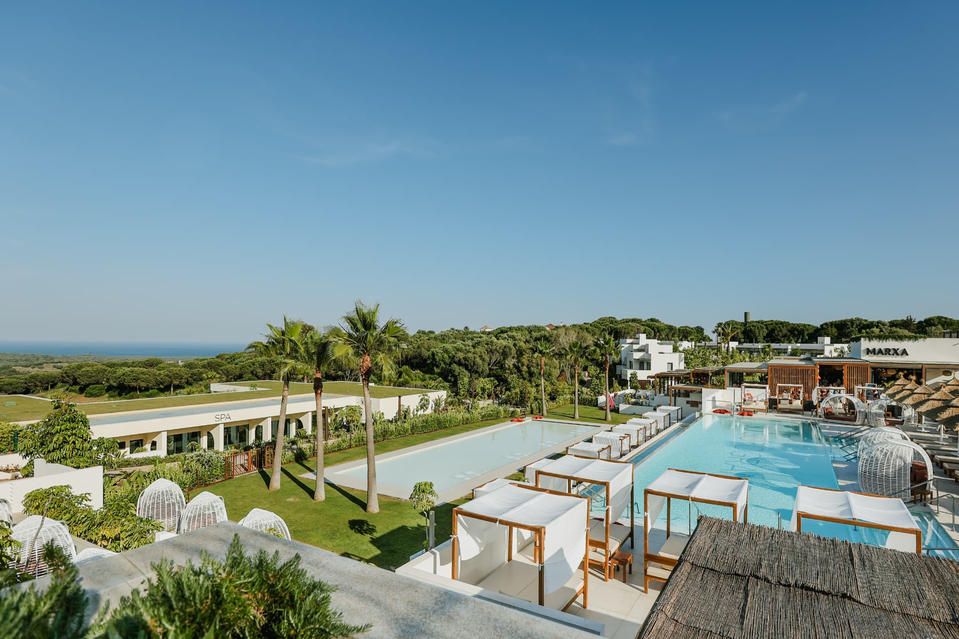 SO/ Sotogrande, Outdoor pool zone